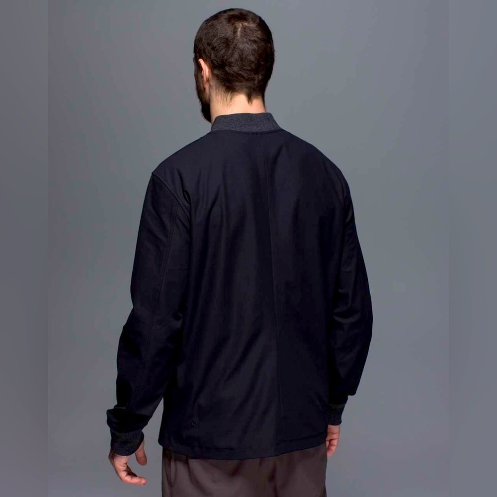 LULULEMON | SWIPE RIGHT JACKET HEATHERED BLACK IN LARGE - Picture 3 of 11